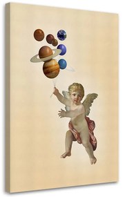 Gario Obraz na plátne Planetárne balóny a anjel - Jose Luis Guerrero Rozmery: 40 x 60 cm
