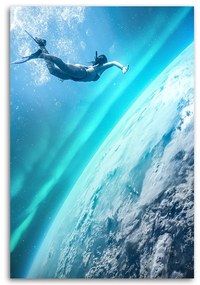 Gario Obraz na plátne Vesmírne potápanie - Alex Griffith Rozmery: 40 x 60 cm