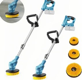 Akumulátorová čistiaca kefa na podlahy - REAL GARDEN - RC-K-2313