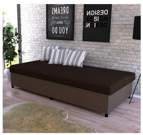 Čalúnená posteľ s úložným priestorom CORY 80x200 hnedá