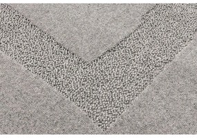 Sivý vlnený koberec 133x190 cm Morphic Rocca – Agnella