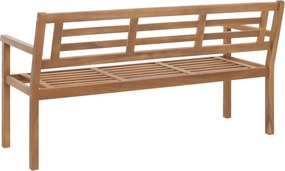 Záhradná lavička HWC-N47, 82x145x59 cm, akáciové drevo - bez vankúša