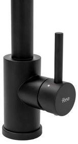 REA-B4820 - Drezová batéria s výsuvnou sprchou COLIN 42,5 cm čierna