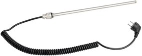 Aqualine Aqualine, Elektrická vykurovacia tyč bez termostatu, krútený kábel/čierna, 800 W, LT90800B