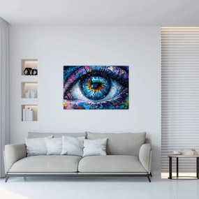 Obraz - Maľba oka (90x60 cm)