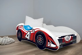 TOP BEDS Detská auto posteľ F1 160cm x 80cm - 4 SPEED