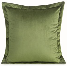 DEKORAČNÁ OBLIEČKA NA VANKÚŠ RIA45X45 CM OLIVOVÁ