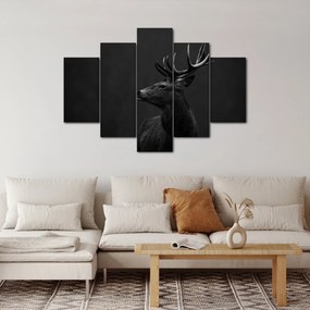 Obraz - Portrét jeleňa (150x105 cm)