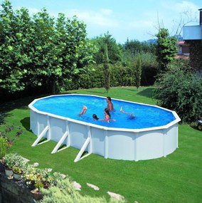 Bazén Planet Pool Classic WHITE/Blue - bazén 610 x 360 x 120 cm vrátane skimmera