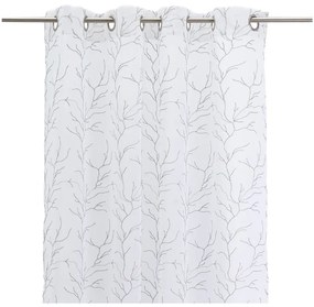 Bielo-sivá záclona 140x260 cm Coral – Casa Selección