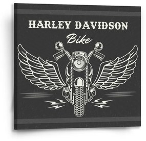 Sablio Obraz Harley-Davidson S krídlami - 50x50 cm