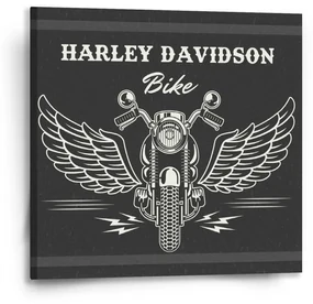 Sablio Obraz Harley-Davidson S krídlami - 50x50 cm