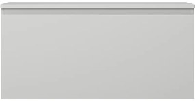 Mexen Orio, kúpeľňová skrinka 100 cm s hornou časťou, 1 zásuvka, sivá matná, 91A10-10047-1-BFC62