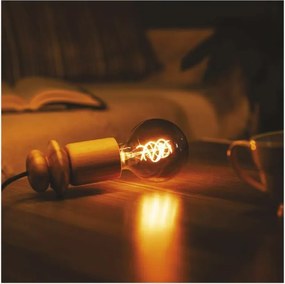 LED žiarovka dekoratívna DYMOVÁ G95 teplá biela