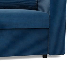 Rohová rozkladacia sedačka NEO Poso granátová