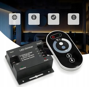 Sada LED pásikov 10m COB Neón 12V 320 diód 120W 8mm