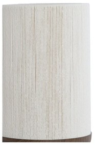 Tmavohnedá stolová lampa s textilným tienidlom (výška 50 cm) Dania – Light &amp; Living