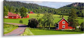 Obraz vidieka (120x50 cm)