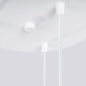 Sollux SL.1710 - Luster na lanku HALO 3xG9/8W/230V pr. 25 cm biela