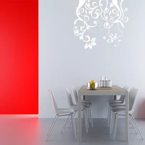 Sablio Samolepka na stenu: Ornament design 3 - 90x83 cm
