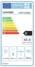 Podskrinkový digestor Concept OPP1250bc