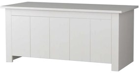 Biela truhlica z borovicového dreva 100x45 cm Bertram – Støraa