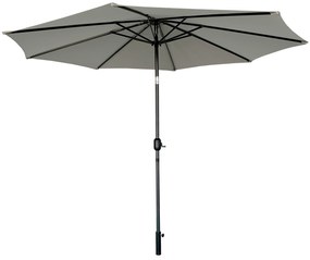 TRENDIE Záhradný slnečník Garden tmavo sivý - 300 cm