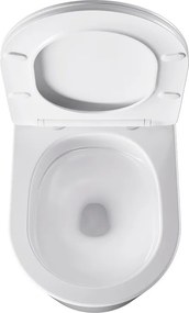 BPS-koupelny Závesná WC misa so SoftClose sedadlom HYD-4664, biela