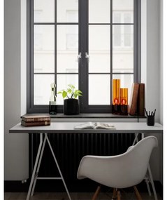 ByRydens 2820570-5512 - Stolná lampa FLAKE 1xE27/8W/230V hnedá/dymová