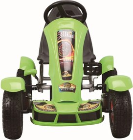 LEAN CARS Šlapacia motokára F618, zelená