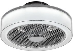 Rabalux - LED Stmievateľné stropné svietidlo s ventilátorom LED/30W/230V + DO