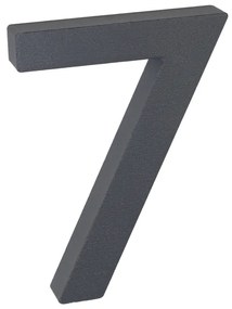 Domové číslo "7", RN.100LV, štruktúrované, antracit