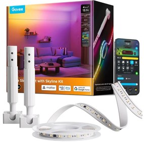 Govee - LED RGBICWW závesný LED pás/36W/24V 4 m Skyline Matter Wi-Fi