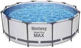 BESTWAY Steel Pro Max Bazén 366 x 100 cm, kartušová filtrácia 56418