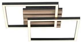 JUST LIGHT. 14053-79 - LED stropné svietidlo AKUSTIKA LED/15W/230V dub/čierna