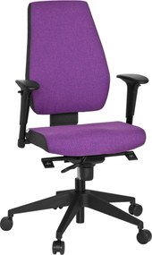 XXXLutz OTOČNÁ STOLIČKA, plochá tkanina, lila, čierna, tmavosivá MID.YOU - Online Only kancelárie - 001918010301