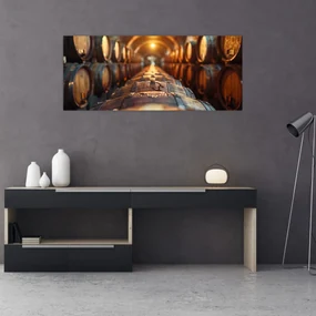 Obraz - Vínna pivnica (120x50 cm)