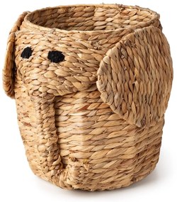 Detský kôš na hračky z vodného hyacintu v prírodnej farbe ø 30x35 cm Elephant – Compactor
