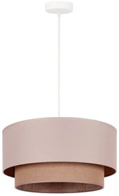 Duolla - Luster na lanku BOHO 1xE27/15W/230V pr. 45 cm béžová/hnedá