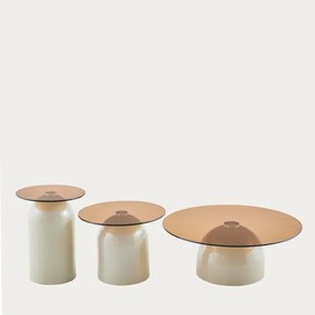 Konferenčný stolík MESITA so sklenenou doskou 774980