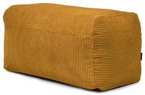 Menčestrový sedací vak v horčicovej farbe Plus 100 Lounge – SLOWDOWN