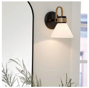 Kichler KL-FARUM1-BK - LED Kúpeľňová lampa FARUM 1xG9/3W/230V čierna/mosadz