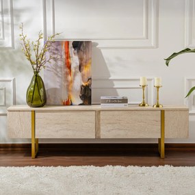 Televízny stolík Serenity Travertine