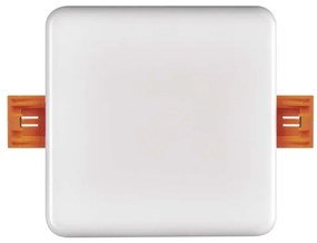 LED panel 100×100, štvorcový vstavaný biely,8W neutr.b.,IP65 71804