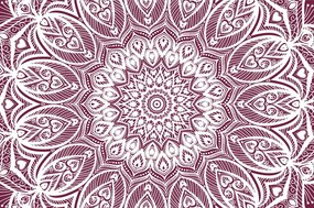 Tapeta Mandala harmónie na ružovom pozadí