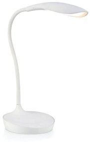 Markslöjd 106093 - LED Stmievateľná stolná lampa s USB SWAN LED/4,6W/230V