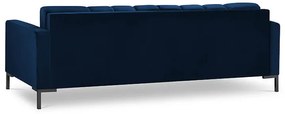 Štvormiestna pohovka mamaia 217 cm zamat kráľovská modrá MUZZA
