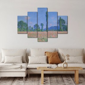 Obraz - Claude Monet, Poppy Field (Giverny), reprodukcia (150x105 cm)