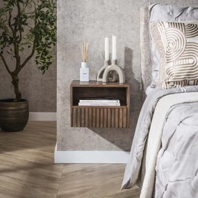 Nočný stolík 30-11 Carve Drevo Acacia - Komfort-nábytok