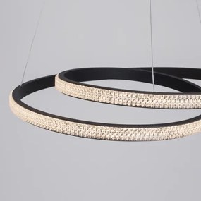 LED luster Grania 55 čierne